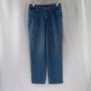 Crazy Horse Women's Size 8 Blue Jeans Torn Back Belt Loop